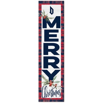 Duquesne Dukes 12'' x 48'' Outdoor Christmas Leaner