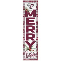 Fordham Rams 12'' x 48'' Outdoor Christmas Leaner