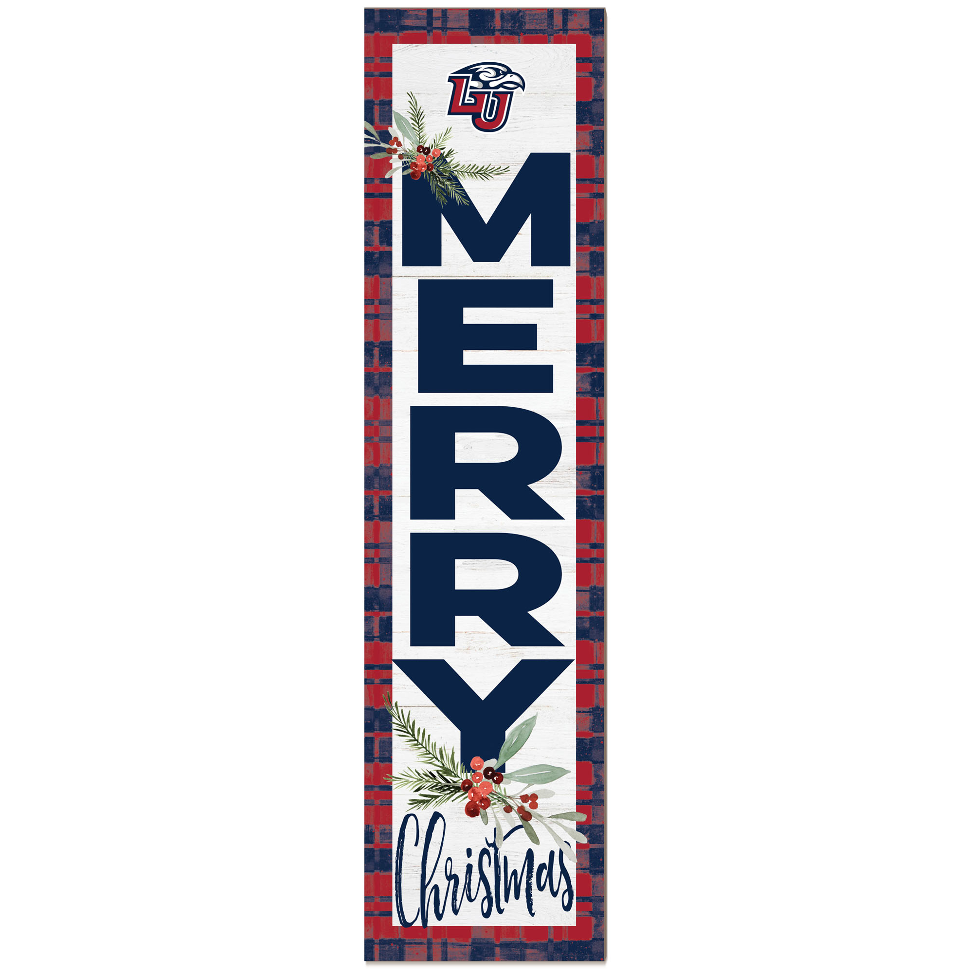 Liberty Flames 12'' x 48'' Outdoor Christmas Leaner