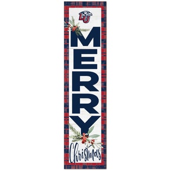 Liberty Flames 12'' x 48'' Outdoor Christmas Leaner