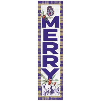 James Madison Dukes 12'' x 48'' Outdoor Christmas Leaner