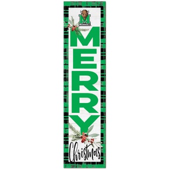 Marshall Thundering Herd 12'' x 48'' Outdoor Christmas Leaner