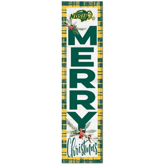 NDSU Bison 12'' x 48'' Outdoor Christmas Leaner