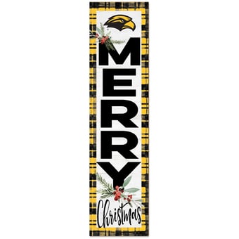 Southern Miss Golden Eagles 12'' x 48'' Outdoor Christmas Leaner