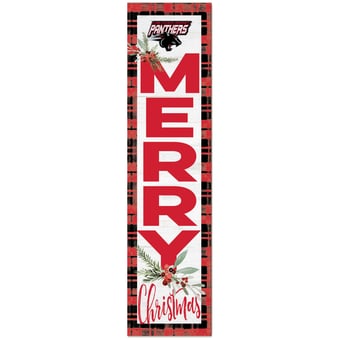 Clark Atlanta University Panthers 12'' x 48'' Outdoor Christmas Leaner
