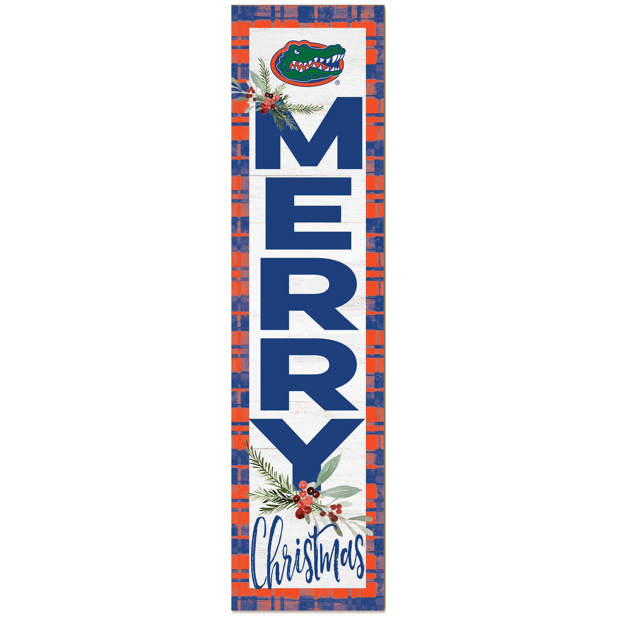 Florida Gators 12'' x 48'' Outdoor Christmas Leaner