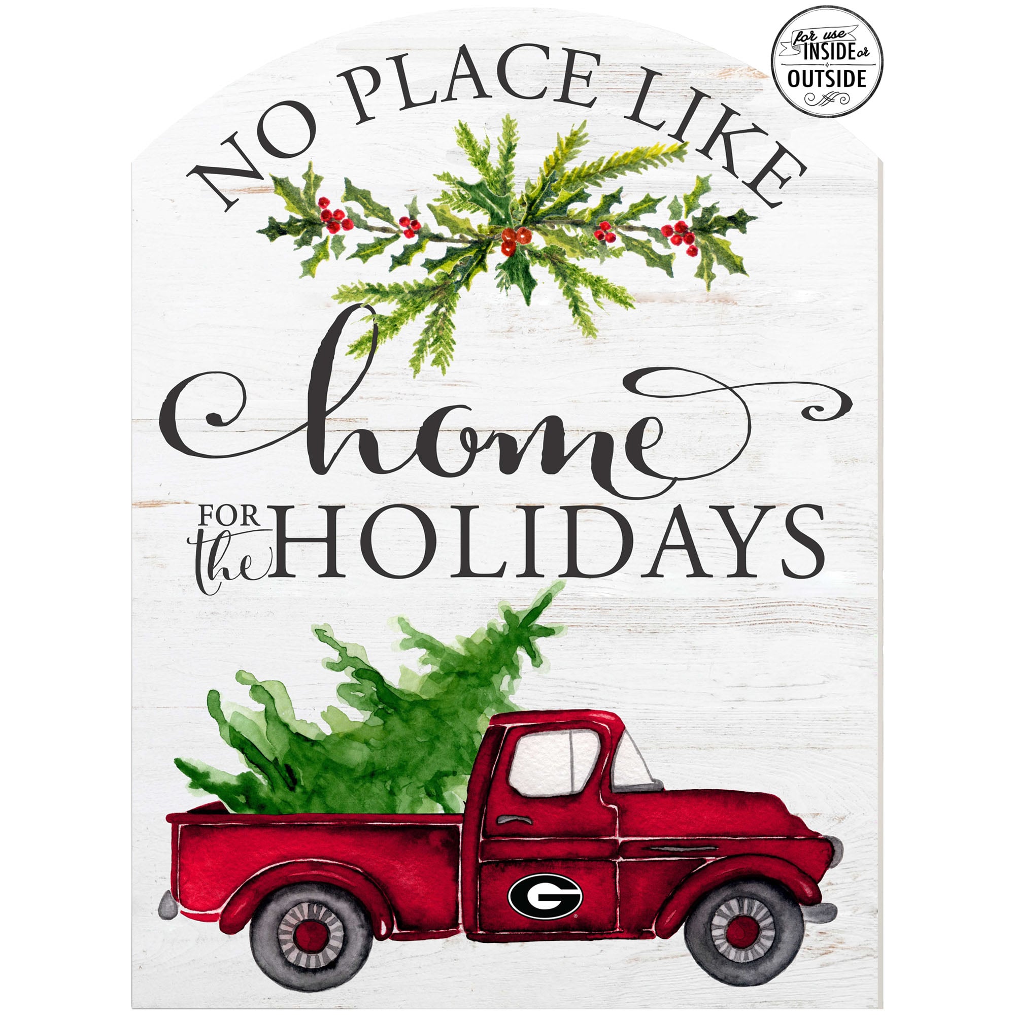 Georgia Bulldogs 16'' x 22'' Holiday Marquee Sign