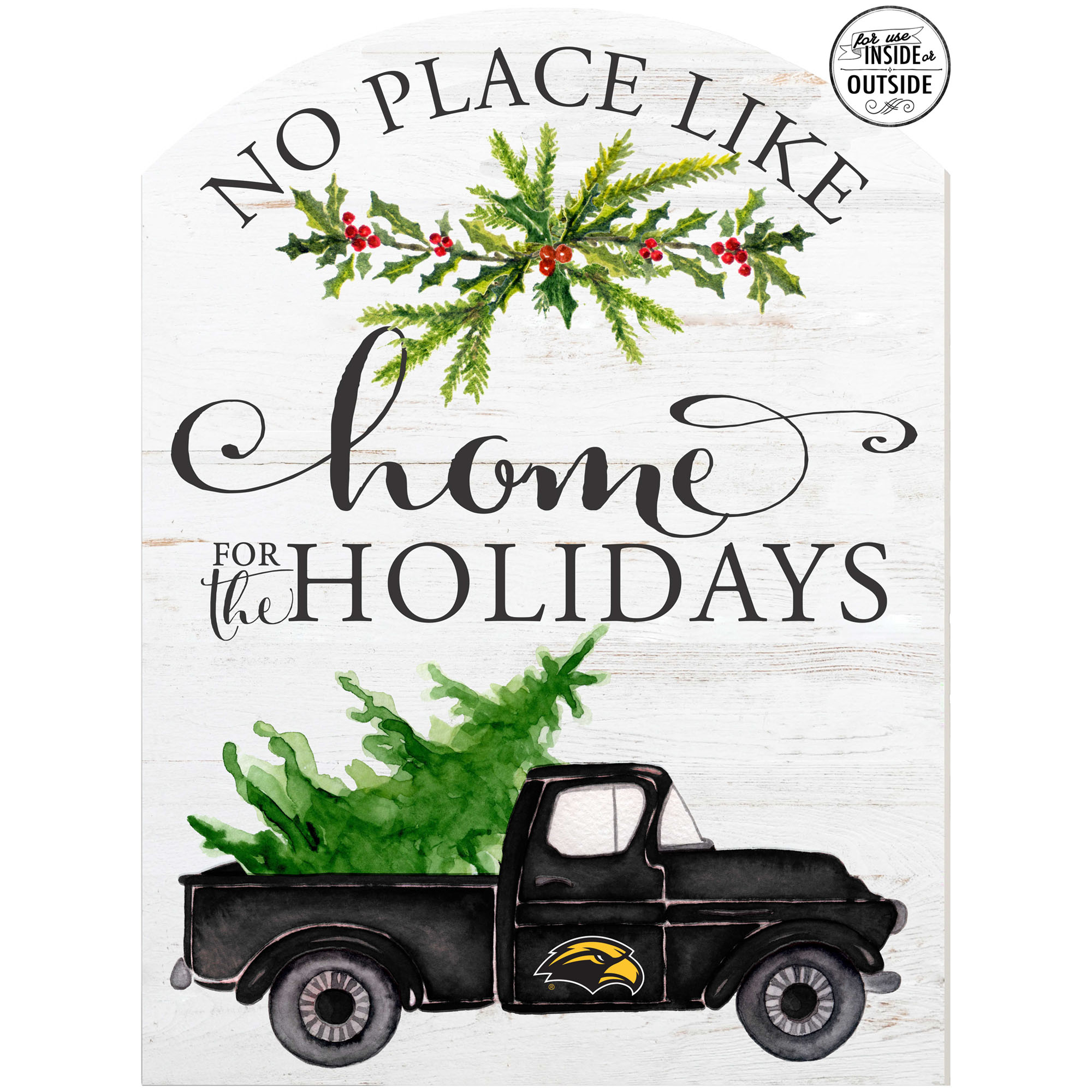 Southern Miss Golden Eagles 16'' x 22'' Holiday Marquee Sign