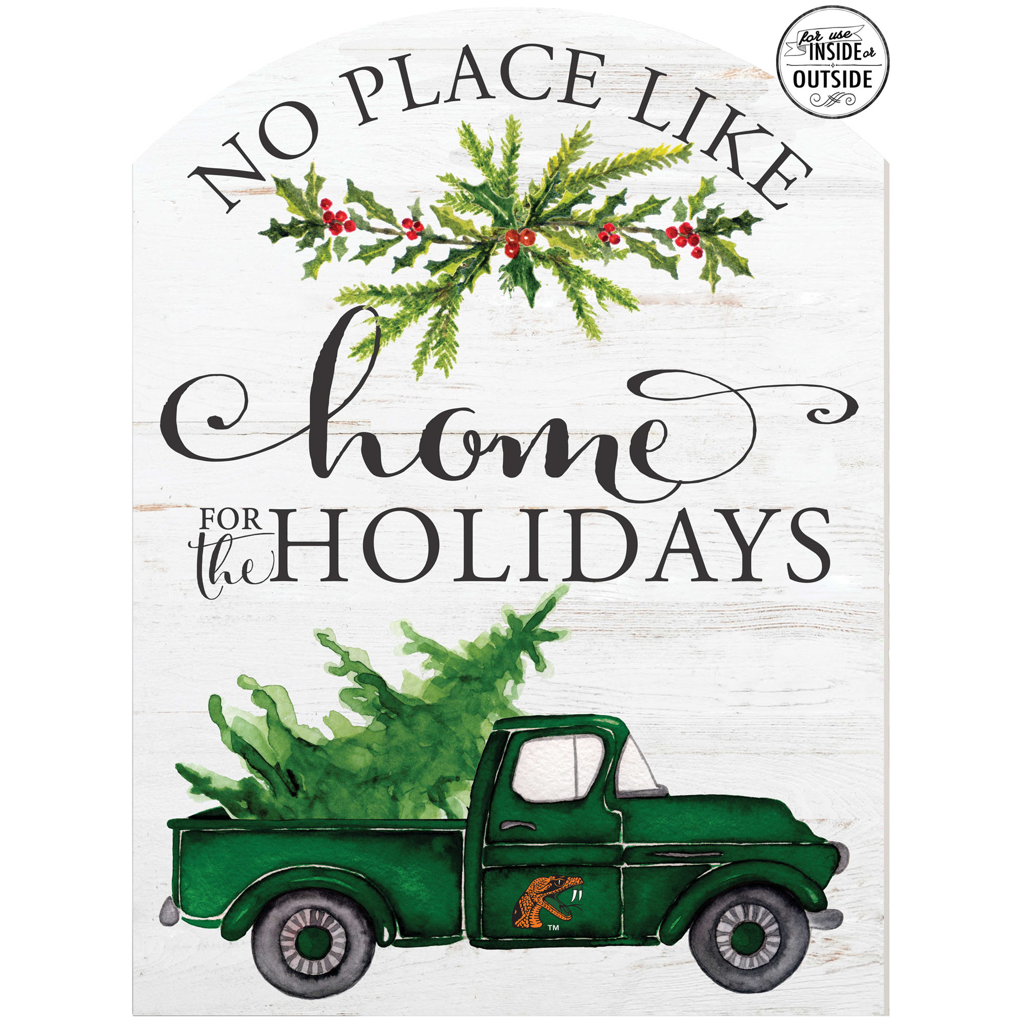 Florida A&M Rattlers 16'' x 22'' Holiday Marquee Sign
