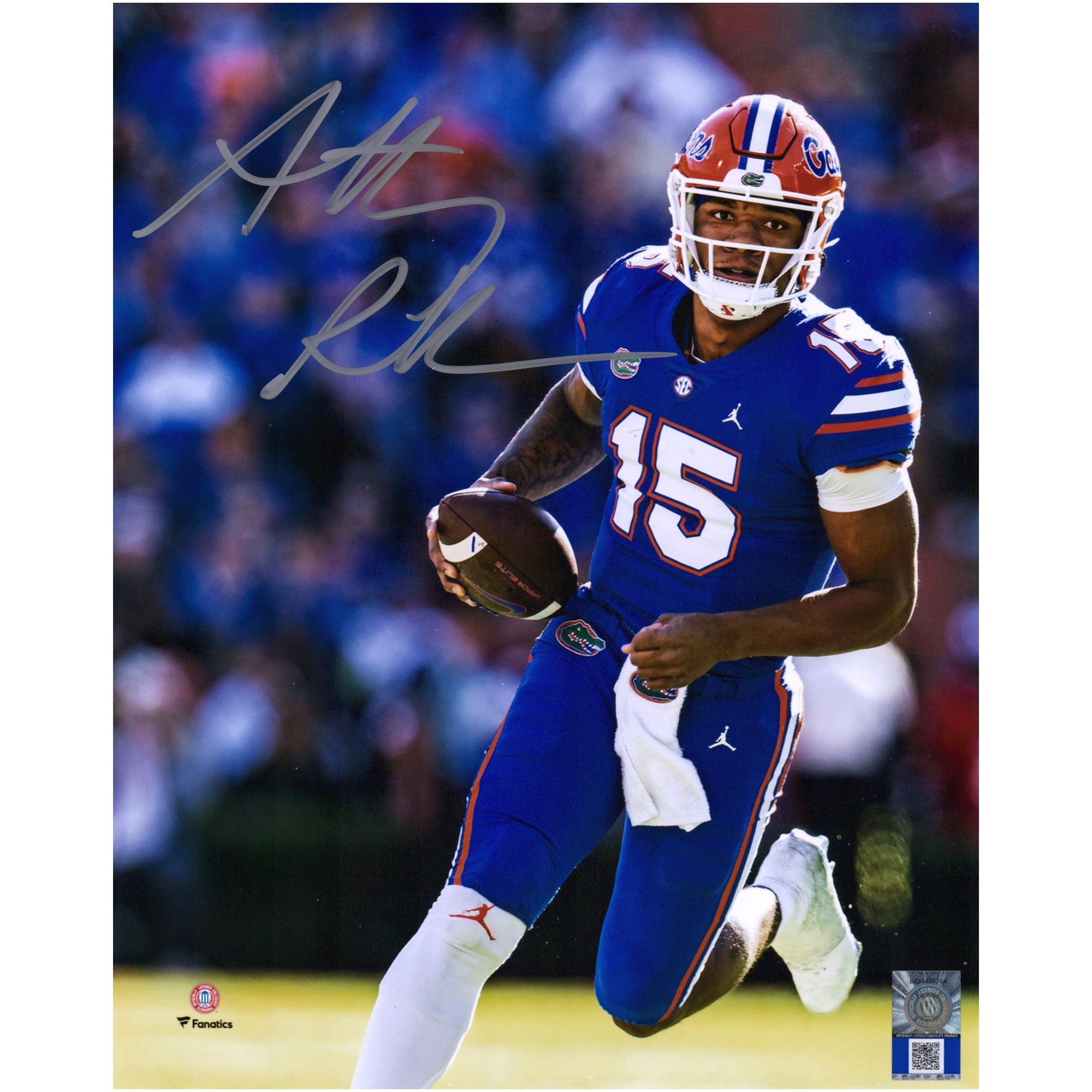 Anthony Richardson Florida Gators Autographed 8" x 10" Running Photograph