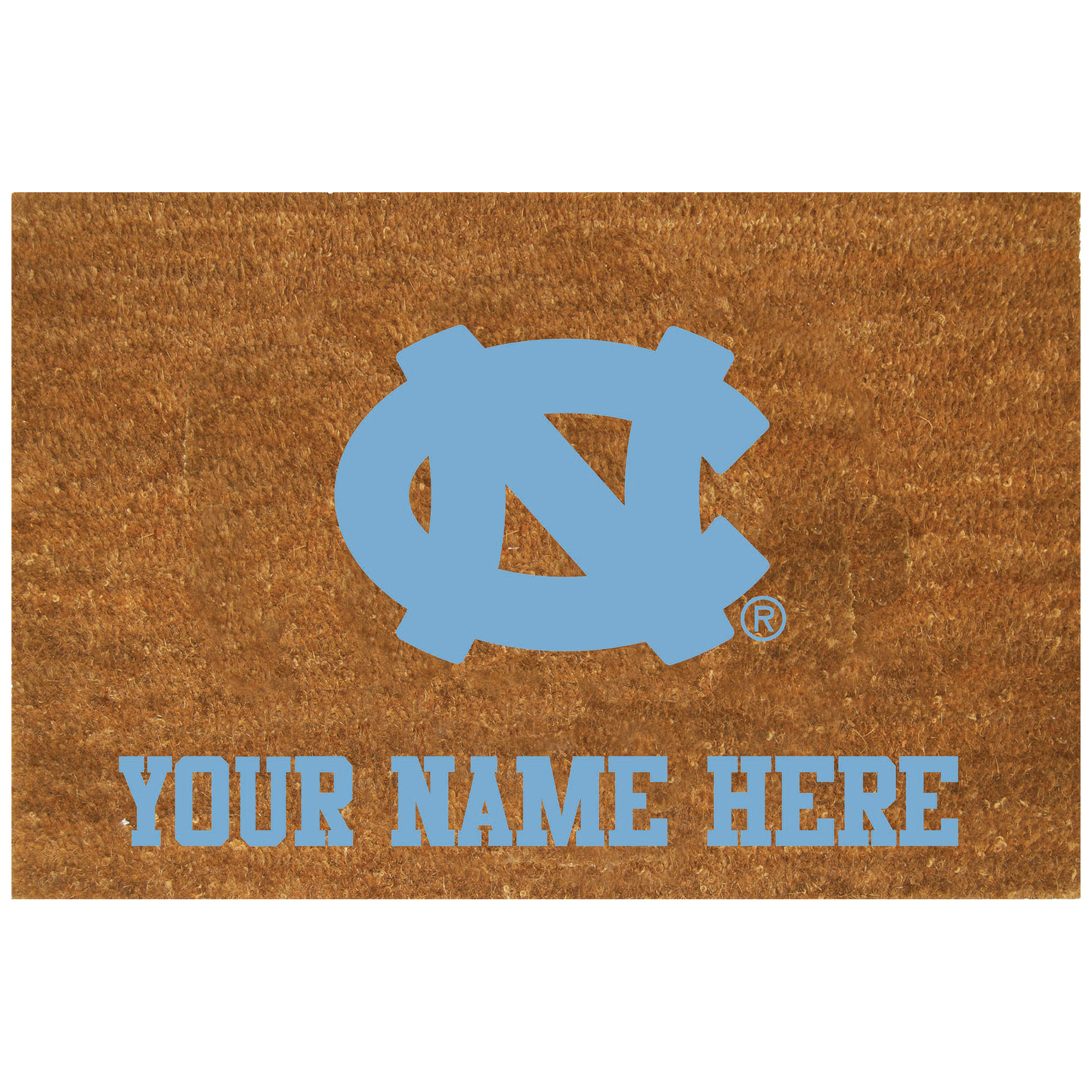 North Carolina Tar Heels 19.5” x 29.5” Personalized Door Mat