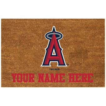 Los Angeles Angels 19.5'' x 29.5'' Personalized Door Mat