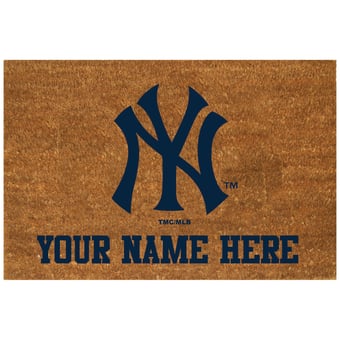 New York Yankees 19.5'' x 29.5'' Personalized Door Mat