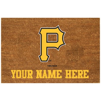 Pittsburgh Pirates 19.5'' x 29.5'' Personalized Door Mat