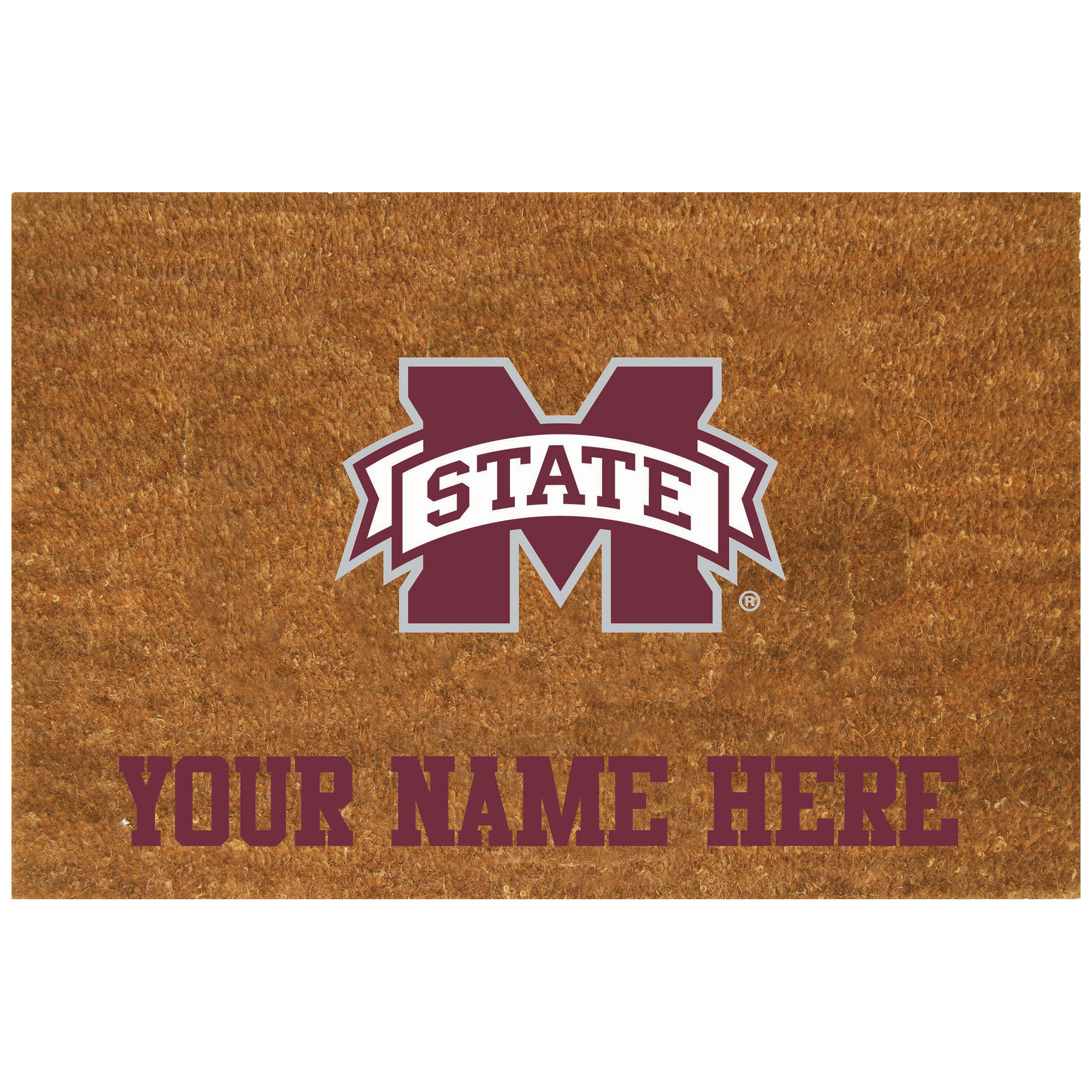 Mississippi State Bulldogs 23'' x 35'' Personalized Door Mat