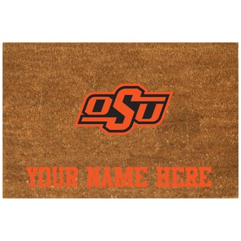 Oklahoma State Cowboys 23'' x 35'' Personalized Door Mat