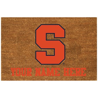 Syracuse Orange 23'' x 35'' Personalized Door Mat