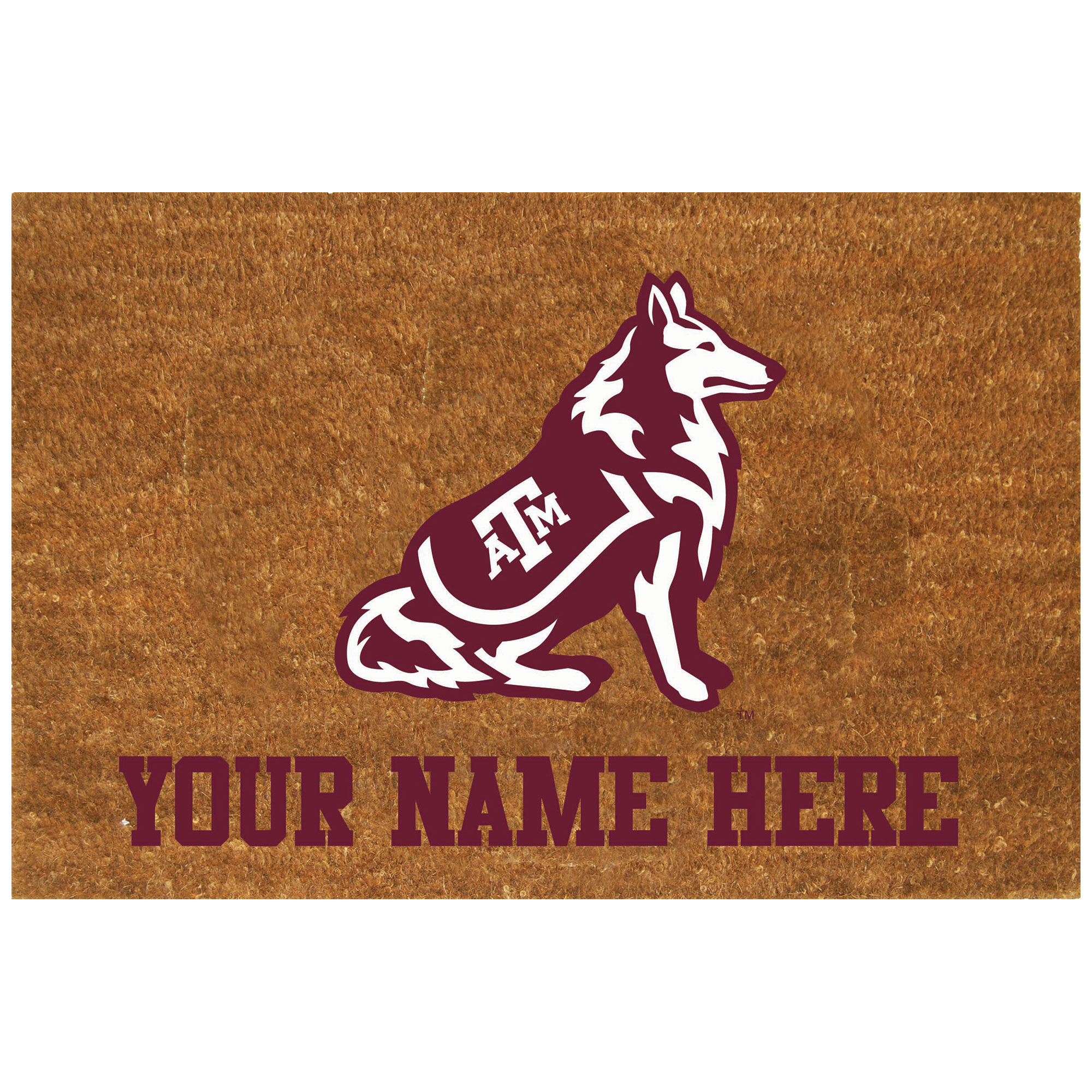 Texas A&M Aggies 23'' x 35'' Personalized Door Mat