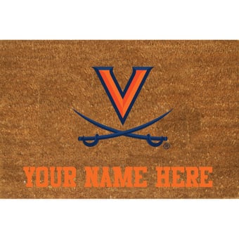 Virginia Cavaliers 23'' x 35'' Personalized Door Mat