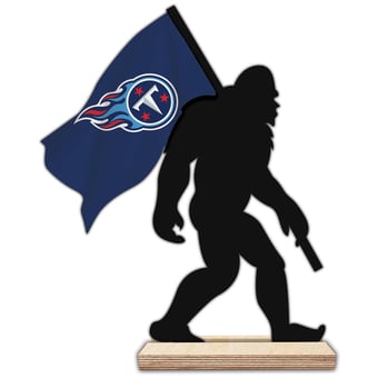 Tennessee Titans 18'' Team Logo Bigfoot Silhouette Desktop Art