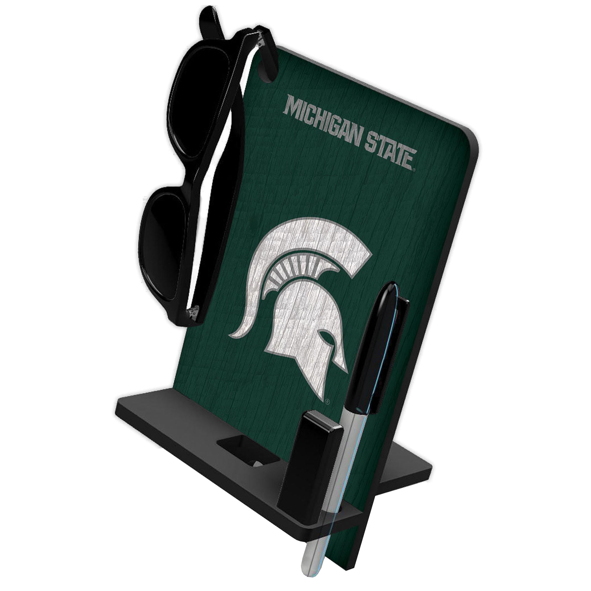 Michigan State Spartans Four in One Desktop Phone Stand