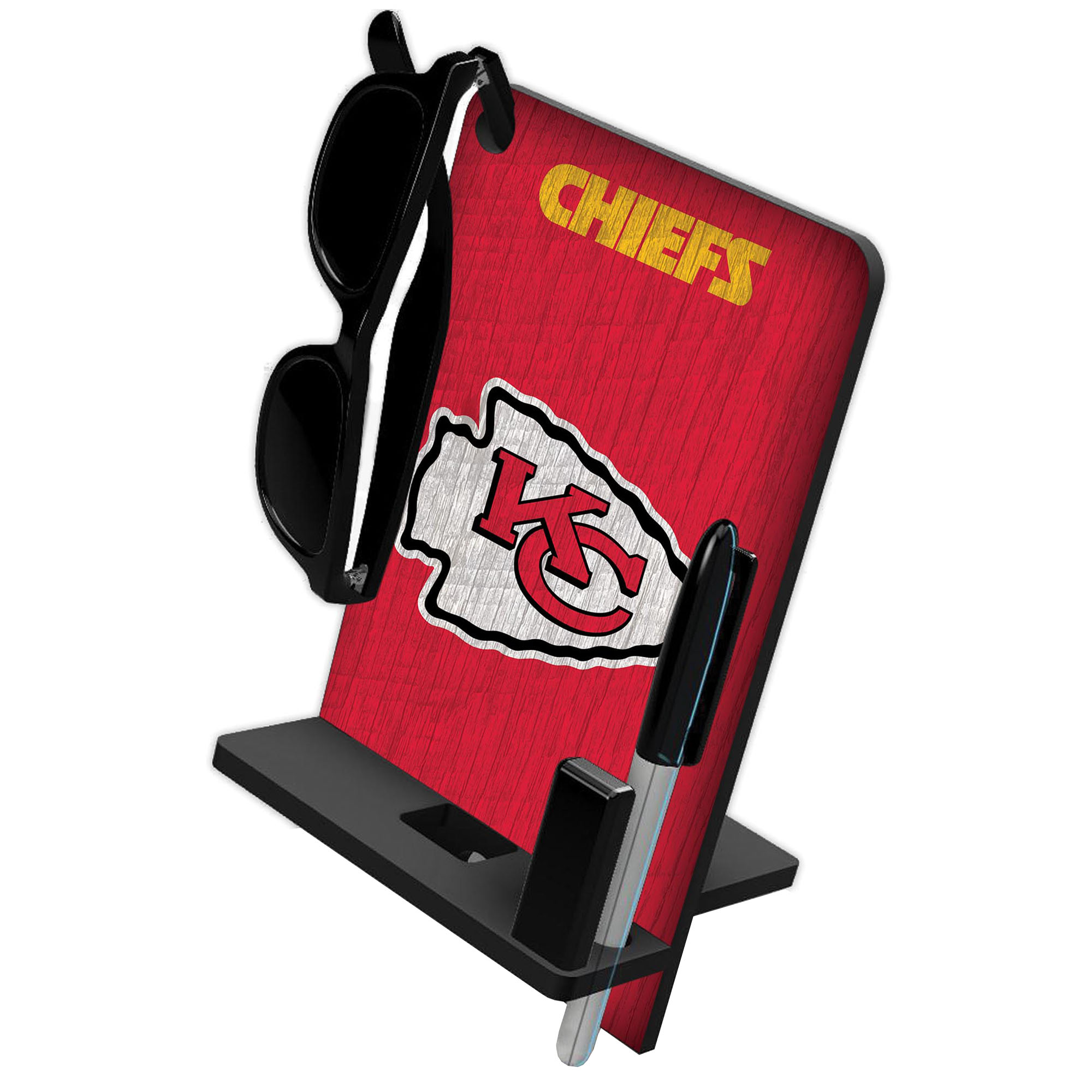 Kansas City Chiefs Four in One Desktop Phone Stand