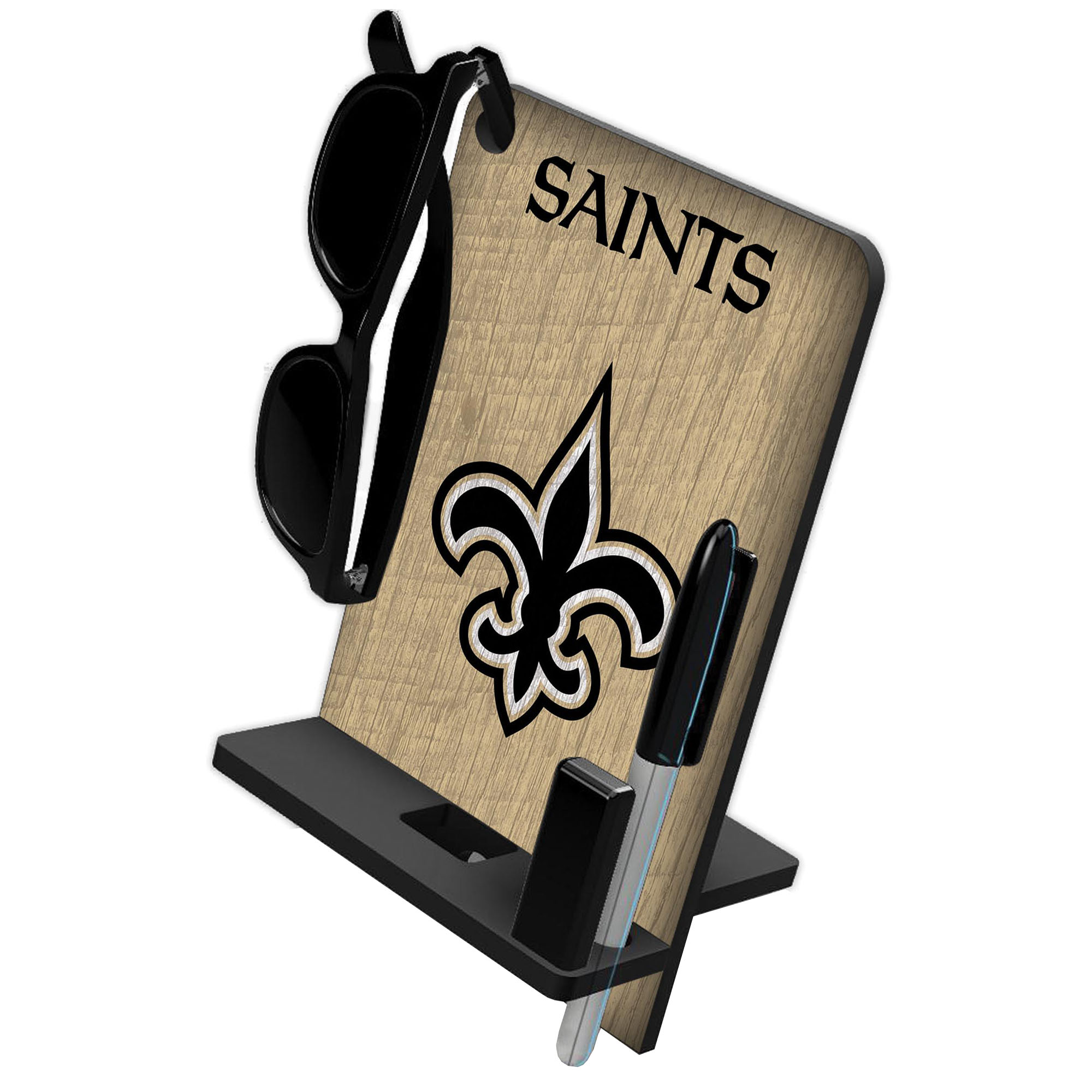 New Orleans Saints Four in One Desktop Phone Stand