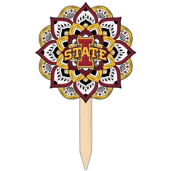 Iowa State Cyclones 18'' x 12'' Mandala Yard Stake