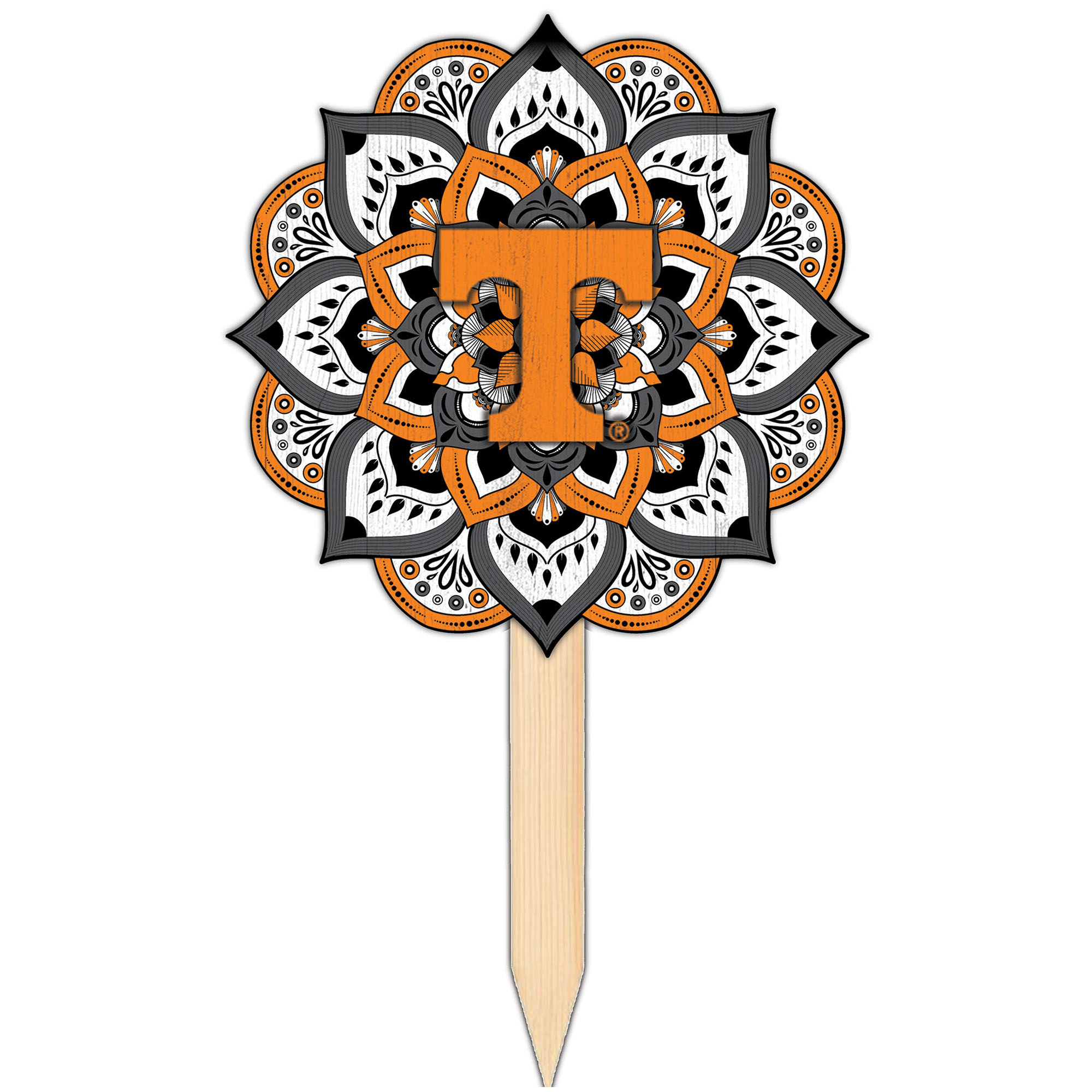 Tennessee Volunteers 18'' x 12'' Mandala Yard Stake