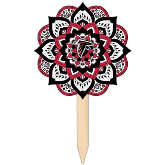 Atlanta Falcons 18'' x 12'' Mandala Yard Stake