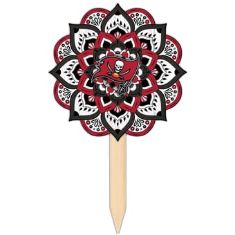 Tampa Bay Buccaneers 18'' x 12'' Mandala Yard Stake