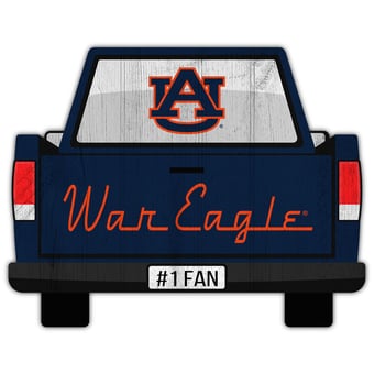 Auburn Tigers 12'' x 12'' Truck Back Décor