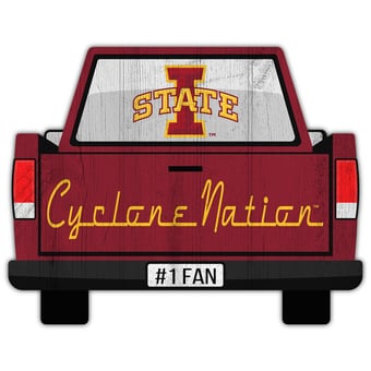 Iowa State Cyclones 12'' x 12'' Truck Back Décor