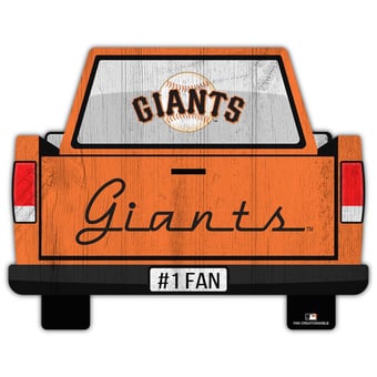 San Francisco Giants 12'' x 12'' Truck Back Décor