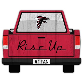 Atlanta Falcons 12'' x 12'' Truck Back Décor