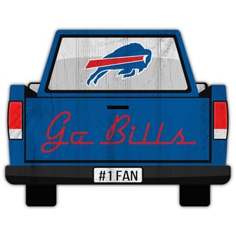 Buffalo Bills 12'' x 12'' Truck Back Décor