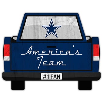 Dallas Cowboys 12'' x 12'' Truck Back Décor