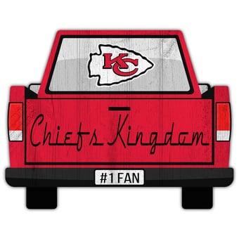 Kansas City Chiefs 12'' x 12'' Truck Back Décor