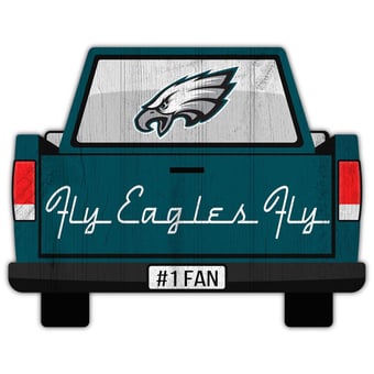 Philadelphia Eagles 12'' x 12'' Truck Back Décor