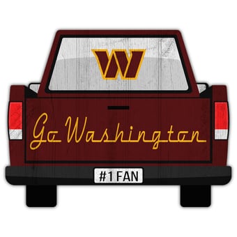 Washington Commanders 12'' x 12'' Truck Back Décor