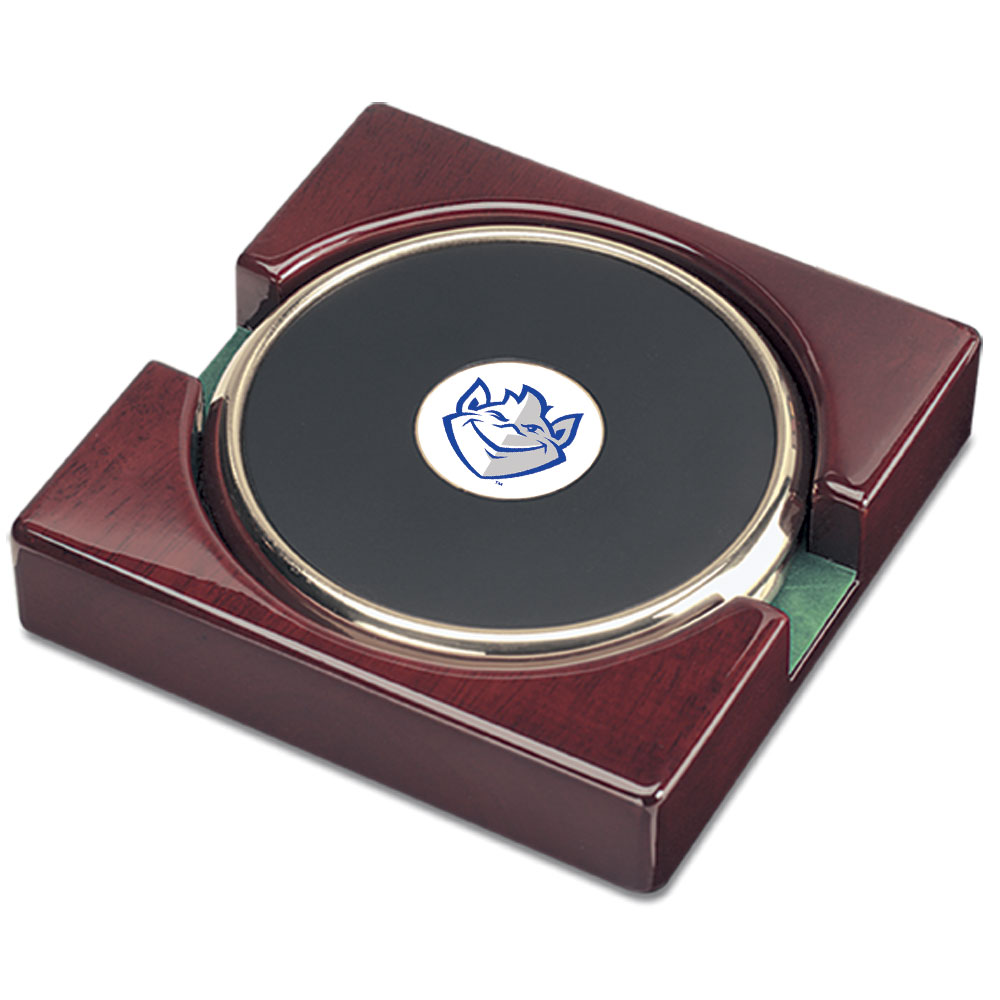 Gold Saint Louis Billikens Two-Piece Coaster Set