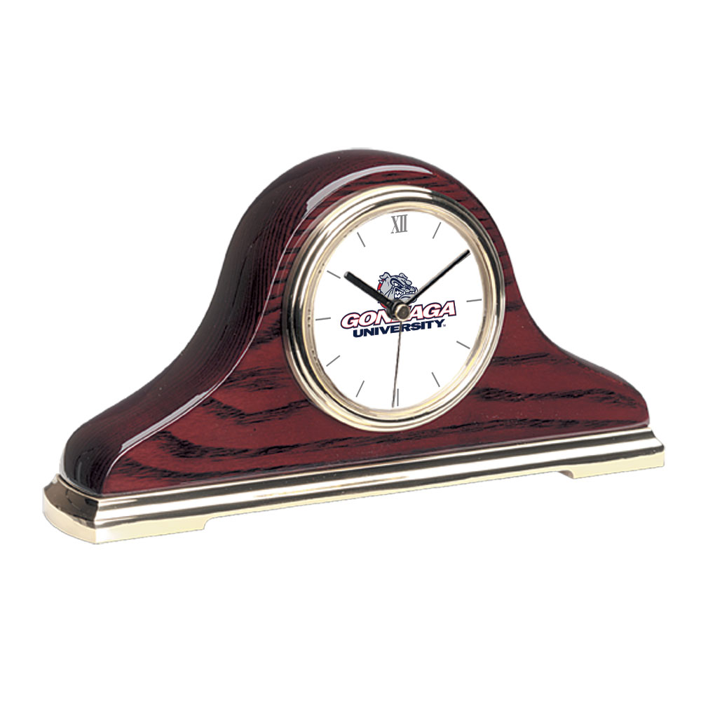 Gonzaga Bulldogs Primary Team Logo Mantle Clock
