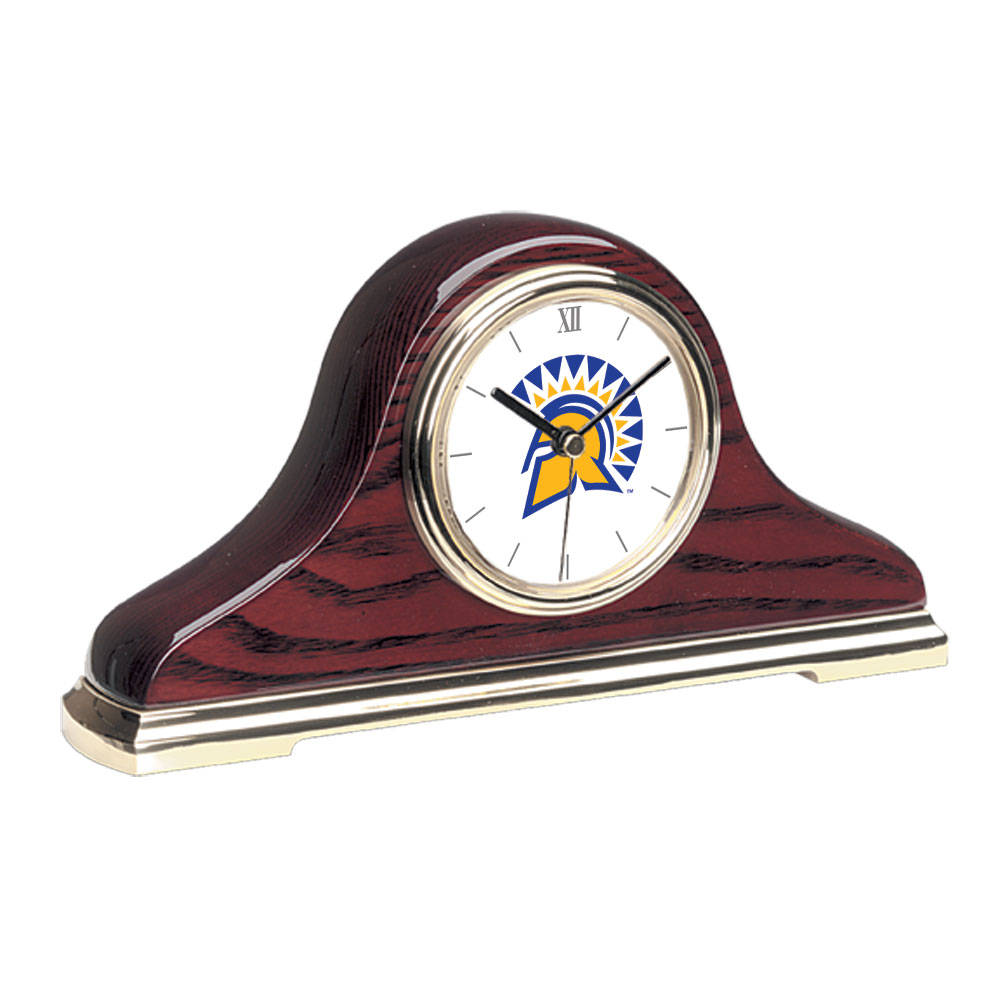 San Jose State Spartans Primary Team Logo Mantle Clock