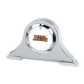 Rochester Institute of Technology Tigers Primary Team Logo Napoleon Desk Clock