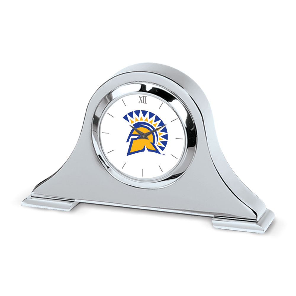 San Jose State Spartans Primary Team Logo Napoleon Desk Clock