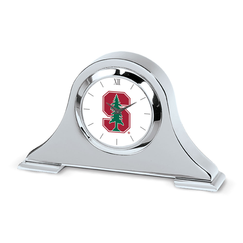 Stanford Cardinal Primary Team Logo Napoleon Desk Clock