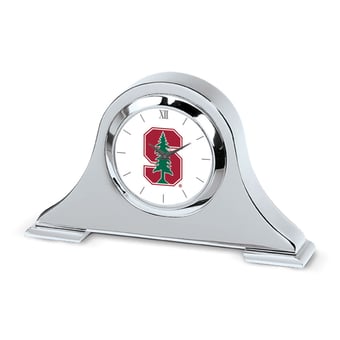 Stanford Cardinal Primary Team Logo Napoleon Desk Clock