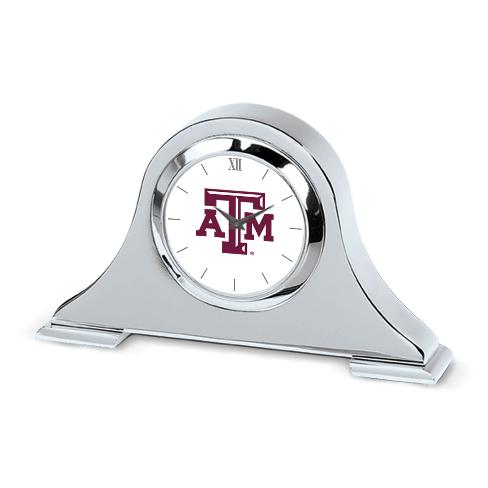 Texas A&M Aggies Primary Team Logo Napoleon Desk Clock