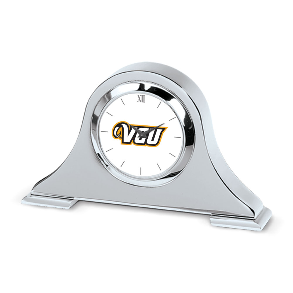 VCU Rams Primary Team Logo Napoleon Desk Clock
