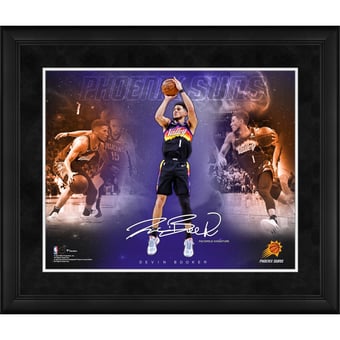 Devin Booker Phoenix Suns Facsimile Signature Framed 16" x 20" Stars of the Game Collage